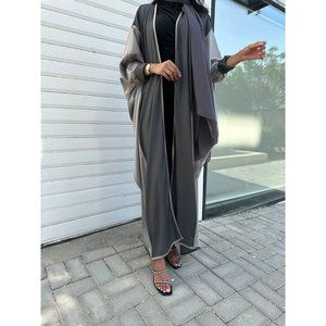 Emirati Dubai Abaya + Hijab Set Classy Eva Naya Abaya Size Small